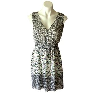 M.S.S.P Women’s White Sleeveless Nautical Fit & Flare Mini Dress Size Medium